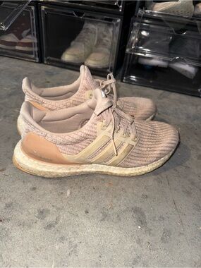 adidas Athletic Shoes in Light Pink and Cream